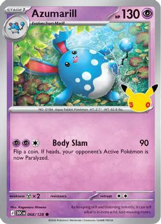 Azumarill 068/null - ME 30th Celebration Holofoil