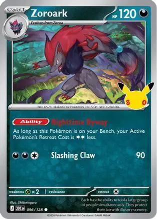 Zoroark 096/null - ME 30th Celebration Holofoil