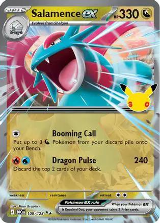 Salamence ex 109/128 - ME 30th Celebration Holofoil