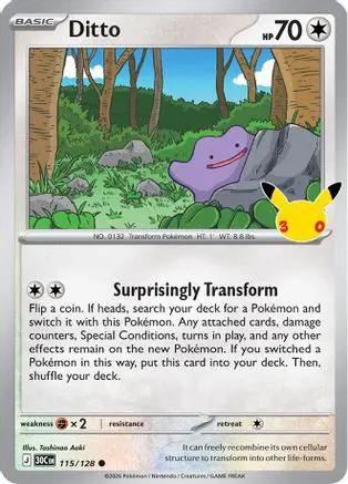 Ditto 115/null - ME 30th Celebration Holofoil