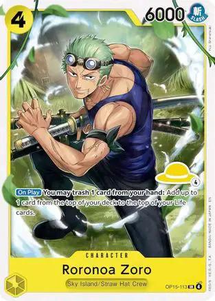 Roronoa Zoro (Luffy Deck) (OP15-113) - Set Sail Deck Set