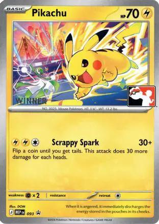 Pikachu (Winner) 093/null - ME Mega Evolution Promo