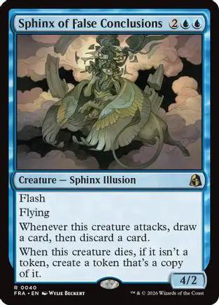 Sphinx of False Conclusions (FRA-040) - Reality Fracture Foil