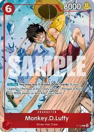 Monkey.D.Luffy (Premium Card Collection -Flame-Flame Fruit Coliseum Edition-) (P-154) - One Piece Promotion Cards Foil