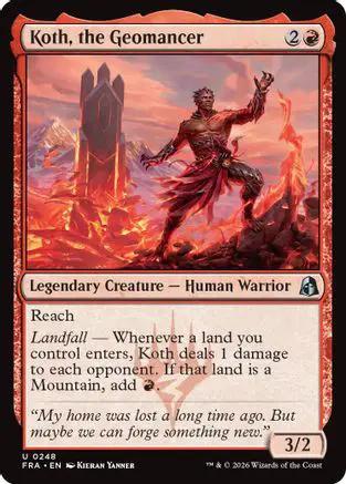 Koth, the Geomancer (FRA-248) - Reality Fracture Foil