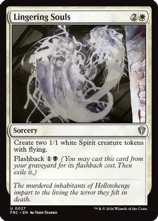 Lingering Souls (FRC-027) - Commander: Reality Fracture