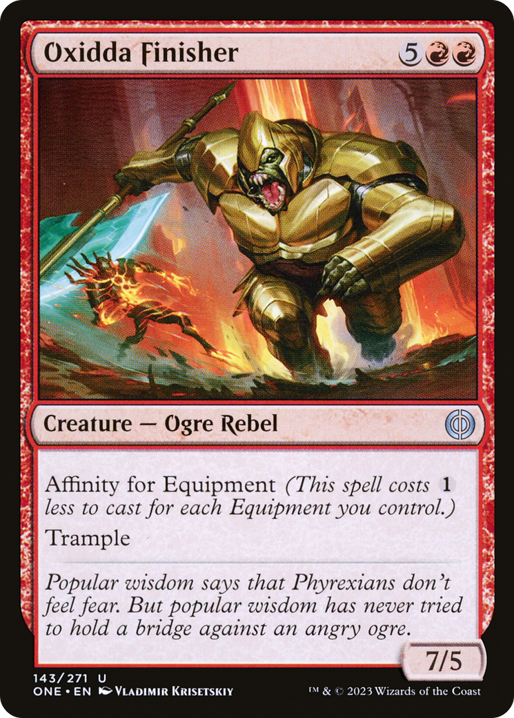 Oxidda Finisher (ONE-143) - Phyrexia: All Will Be One Foil