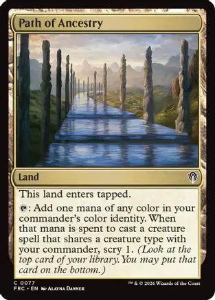 Path of Ancestry (FRC-077) - Commander: Reality Fracture