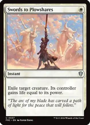 Swords to Plowshares (FRC-037) - Commander: Reality Fracture