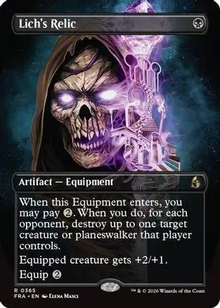 Lich's Relic (Borderless) (FRA-365) - Reality Fracture