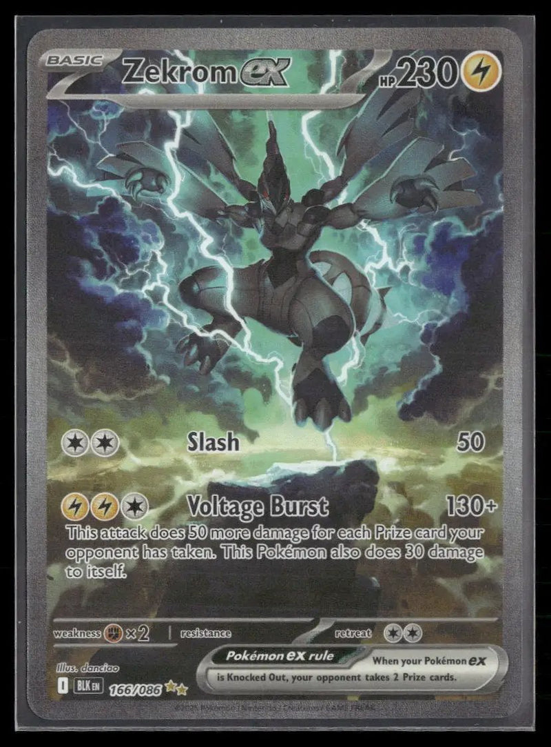 SV: Black Bolt Zekrom ex #166/086