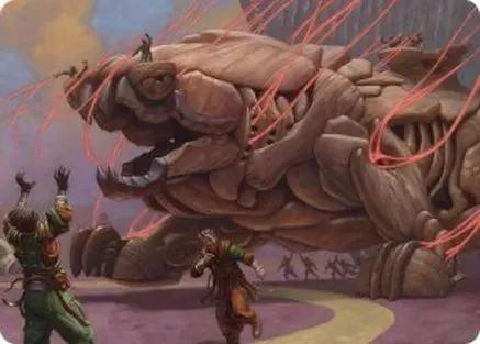 Craterclaw Colossus Art Card (ASFRA-016) - Art Series: Reality Fracture
