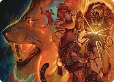 Way of the Warlord Art Card (ASFRA-033) - Art Series: Reality Fracture
