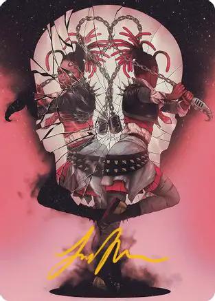 Face Yourself Art Card (Gold-Stamped Signature) (ASFRA-050) - Art Series: Reality Fracture