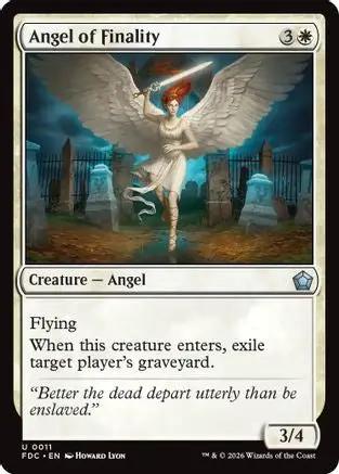 Angel of Finality (FDC-011) - Commander: Foundations