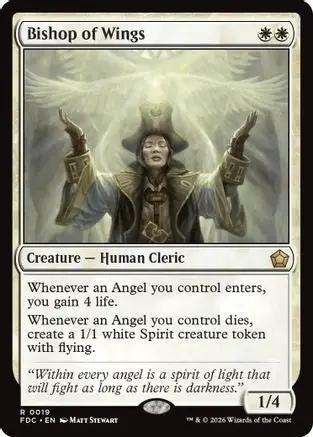 Bishop of Wings (FDC-019) - Commander: Foundations