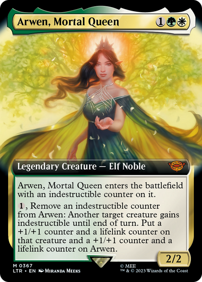 Arwen, Mortal Queen (LTR-367) - The Lord of the Rings: Tales of Middle-earth: (Extended Art)