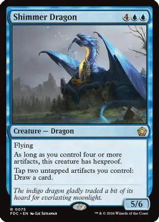 Shimmer Dragon (FDC-075) - Commander: Foundations