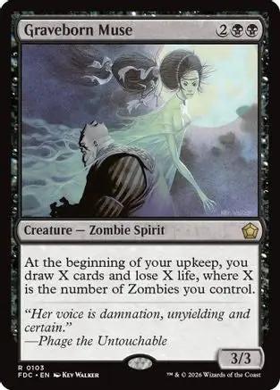 Graveborn Muse (FDC-103) - Commander: Foundations