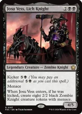 Josu Vess, Lich Knight (FDC-107) - Commander: Foundations