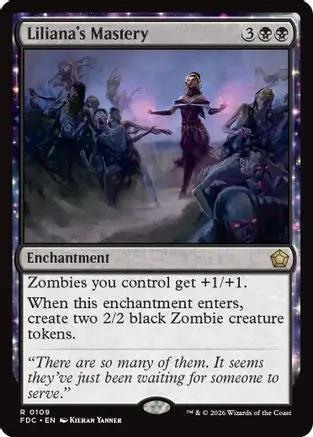 Liliana's Mastery (FDC-109) - Commander: Foundations