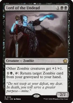 Lord of the Undead (FDC-112) - Commander: Foundations