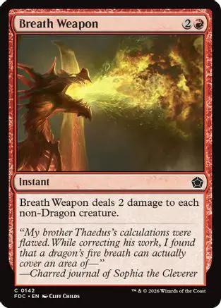 Breath Weapon (FDC-142) - Commander: Foundations