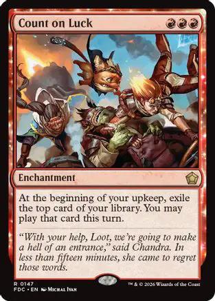 Count on Luck (FDC-147) - Commander: Foundations