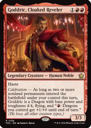 Goddric, Cloaked Reveler (FDC-158) - Commander: Foundations