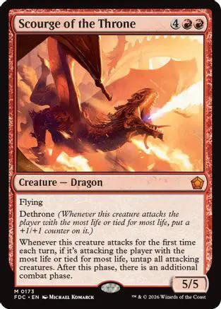 Scourge of the Throne (FDC-173) - Commander: Foundations