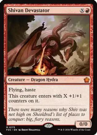 Shivan Devastator (FDC-175) - Commander: Foundations