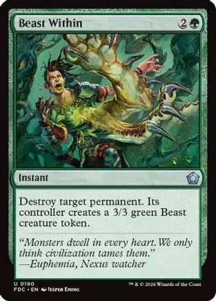 Beast Within (FDC-190) - Commander: Foundations