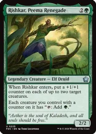Rishkar, Peema Renegade (FDC-225) - Commander: Foundations