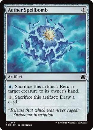 Aether Spellbomb (FDC-244) - Commander: Foundations
