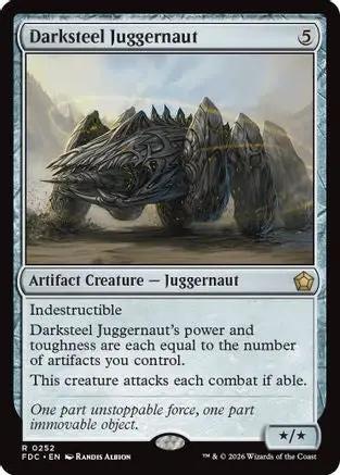 Darksteel Juggernaut (FDC-252) - Commander: Foundations