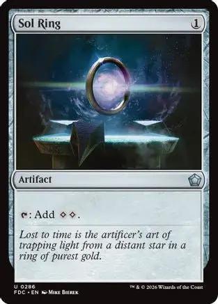 Sol Ring (0286) (FDC-286) - Commander: Foundations