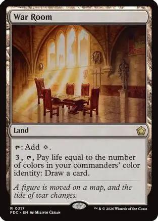 War Room (FDC-317) - Commander: Foundations