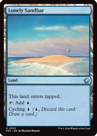 Lonely Sandbar (FDC-305) - Commander: Foundations