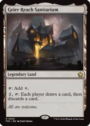 Geier Reach Sanitarium (FDC-303) - Commander: Foundations