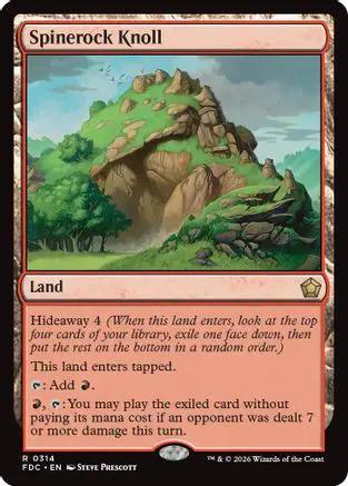 Spinerock Knoll (FDC-314) - Commander: Foundations