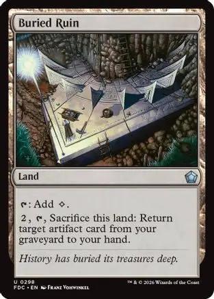 Buried Ruin (FDC-298) - Commander: Foundations