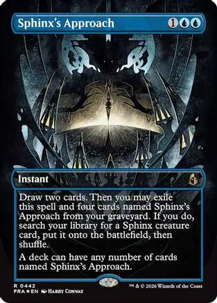 Sphinx's Approach (Borderless) (FRA-442) - Reality Fracture Foil