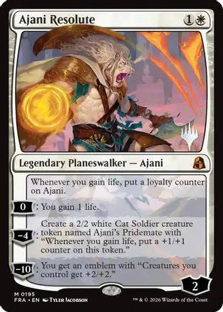Ajani Resolute (PPFRA-195) - Promo Pack: Reality Fracture Foil