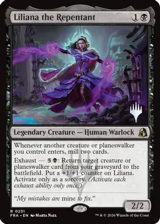 Liliana the Repentant (PPFRA-231) - Promo Pack: Reality Fracture Foil