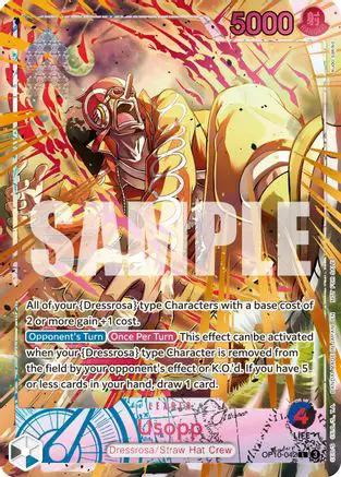 Usopp (Flame-Flame Fruit Coliseum) (OP10-042) - One Piece Promotion Cards Foil