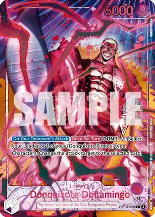 Donquixote Doflamingo (Flame-Flame Fruit Coliseum) (OP14-060) - One Piece Promotion Cards Foil