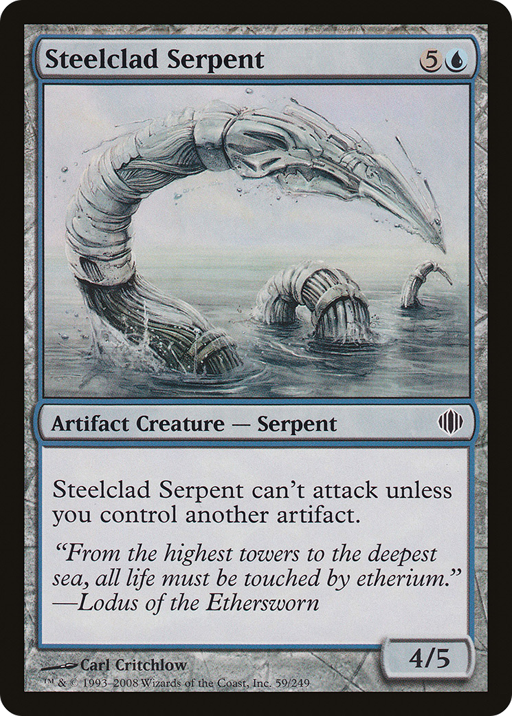 Steelclad Serpent (ALA-059) - Shards of Alara Foil