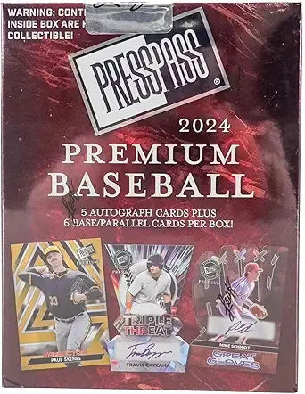 2024 PRESS PASS PREMIUM Baseball Hobby Box