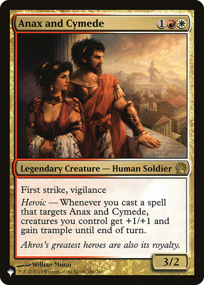 Anax and Cymede (LIST-THS-186) - The List