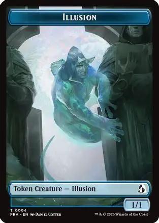Illusion // Jace Double-Sided Token (FRA-4 // 5) - Reality Fracture